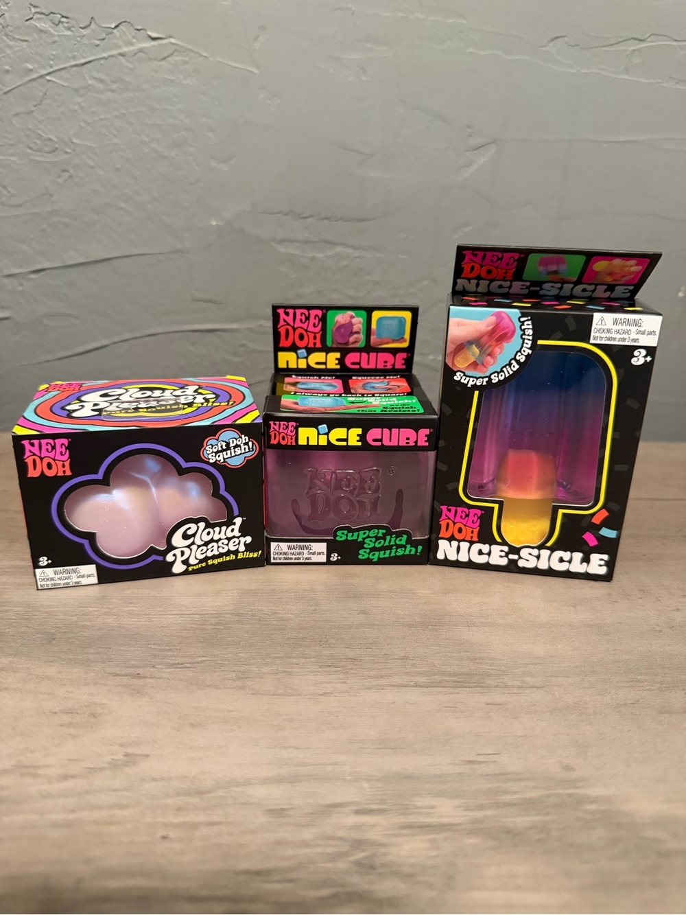 NeeDoh Bubdle…Cloud Pleaser, Nice Cube and Nice-sicle…BRAND NEW